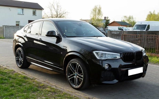 bmw x4 wielkopolskie BMW X4 cena 129999 przebieg: 127860, rok produkcji 2016 z Pogorzela